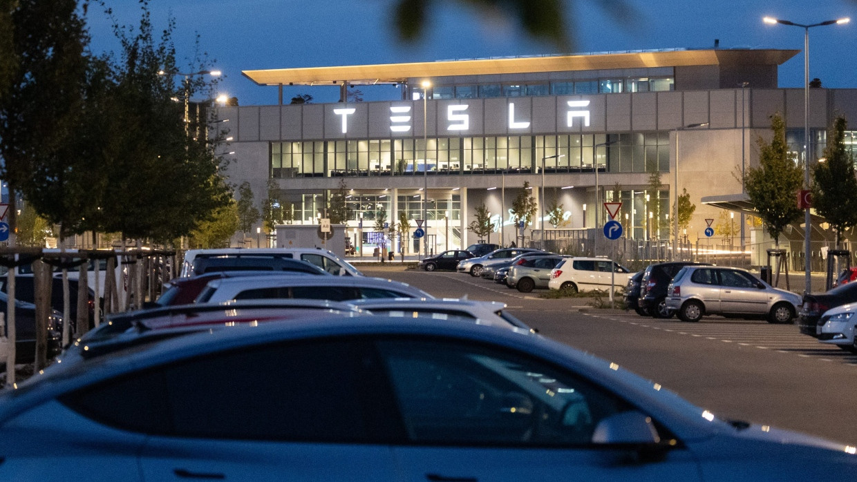 Die Tesla-Fabrik in Grünheide