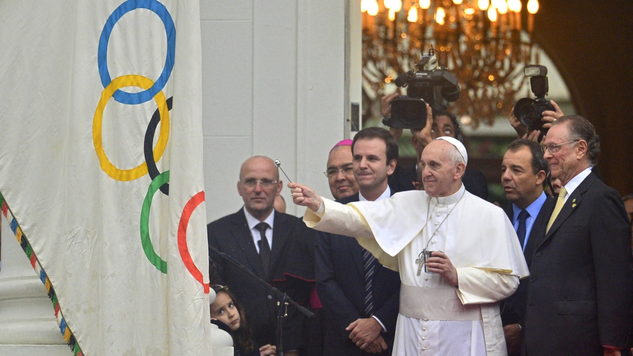 Segen für Olympia: Papst Franziskus in Rio de Janeiro