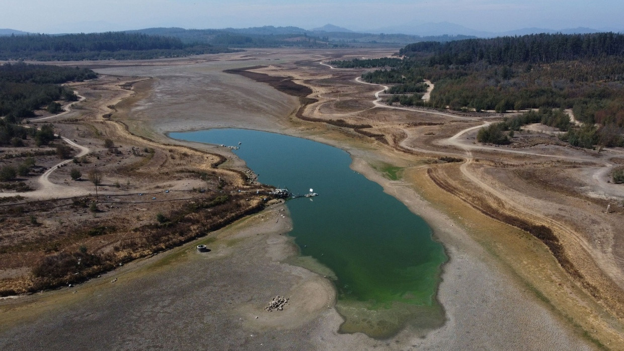 Das Penuelas Reservoir ist eine der beiden Hauptwasserquellen der Hafenstadt Valparaiso.