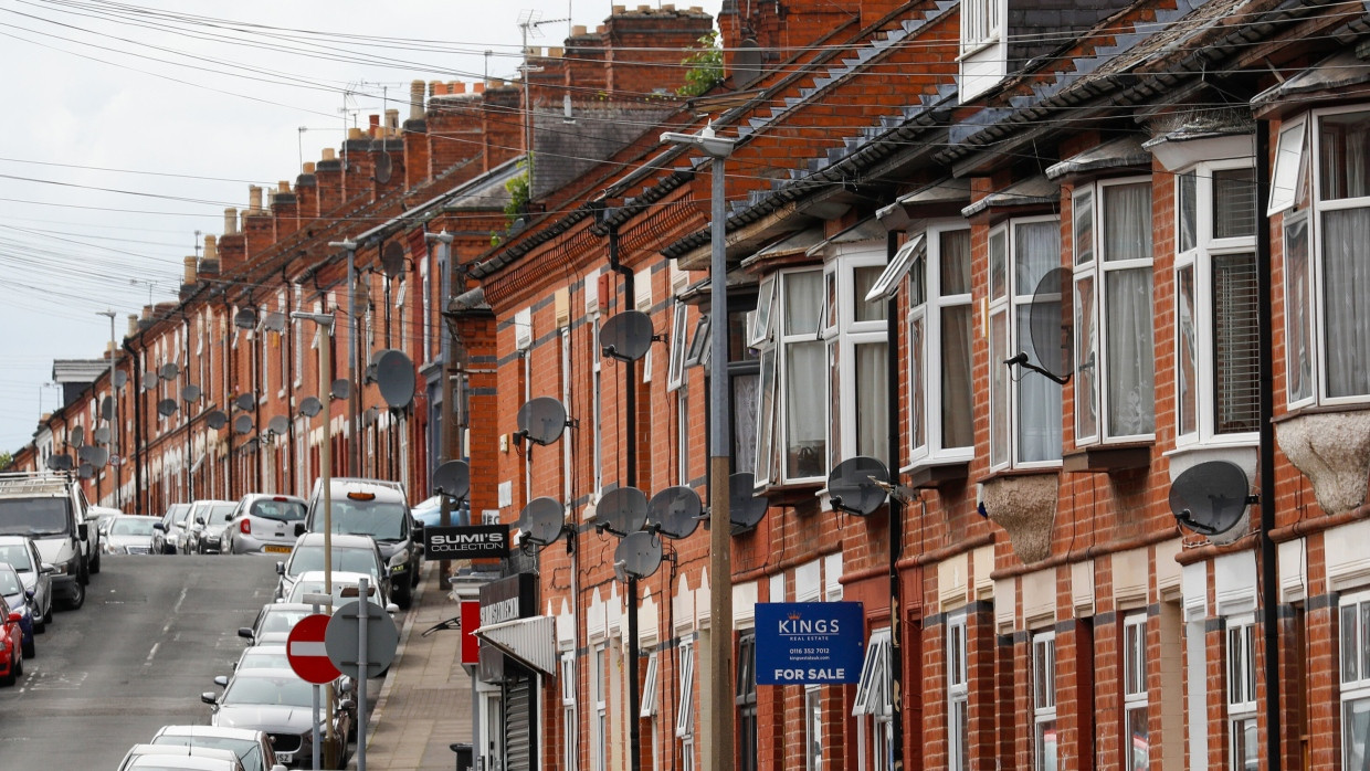 Straße in Leicester: Die besseren Tage sind schon lange her.