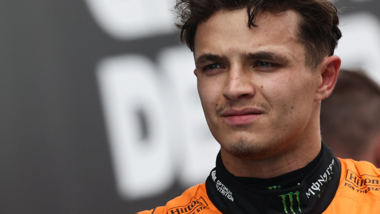 Lando Norris verliert das Rennen in Barcelona schon am Start.