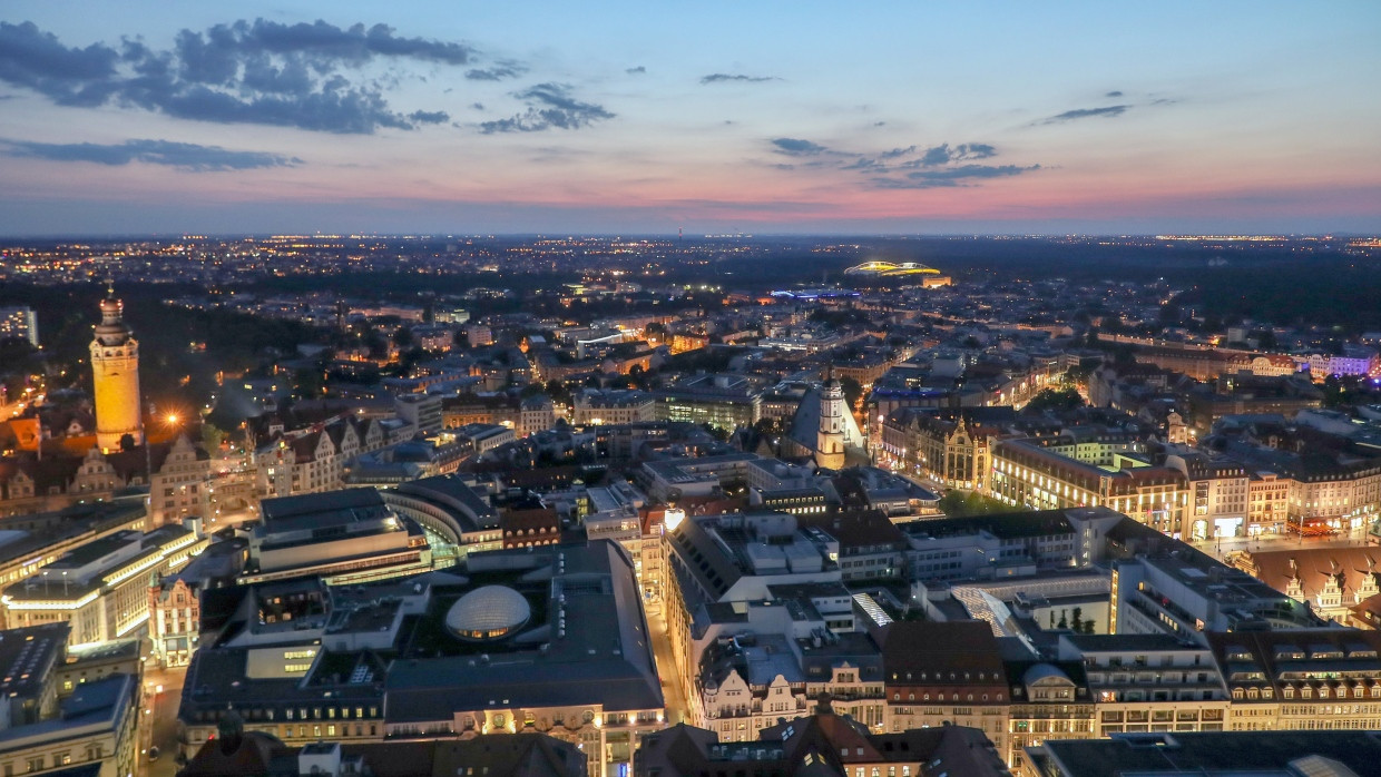 Zum Beispiel Leipzig: Ein Blick auf die Stadt im Jahr 2017.