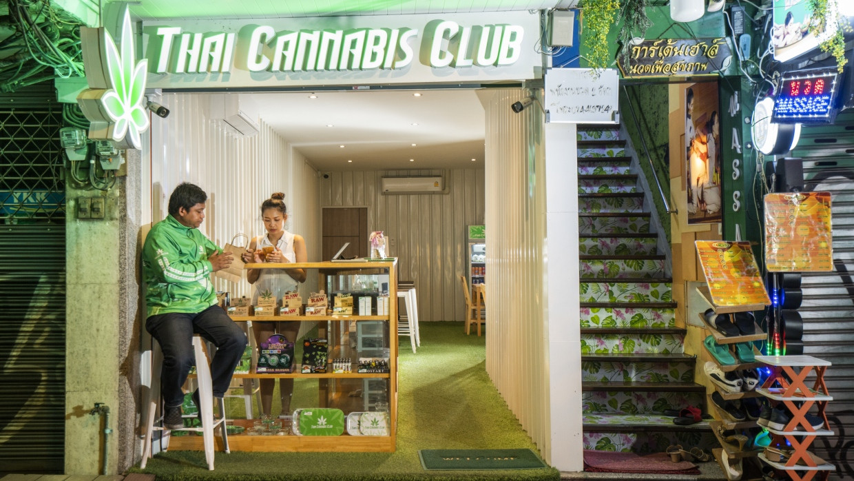 Cannabisshops gehören in Thailand heute fest zum Straßenbild