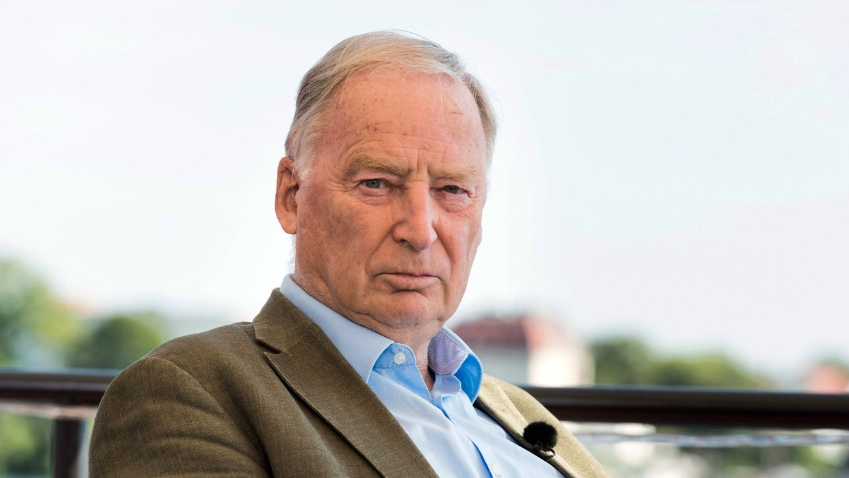 Alexander Gauland beim ZDF-Sommerinterview am 12.8.2018