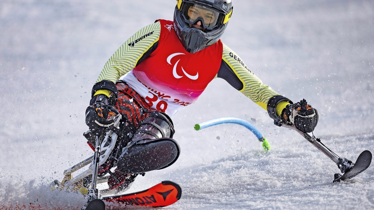 Im Slalom: Para-Athletin Anna-Lena Forster