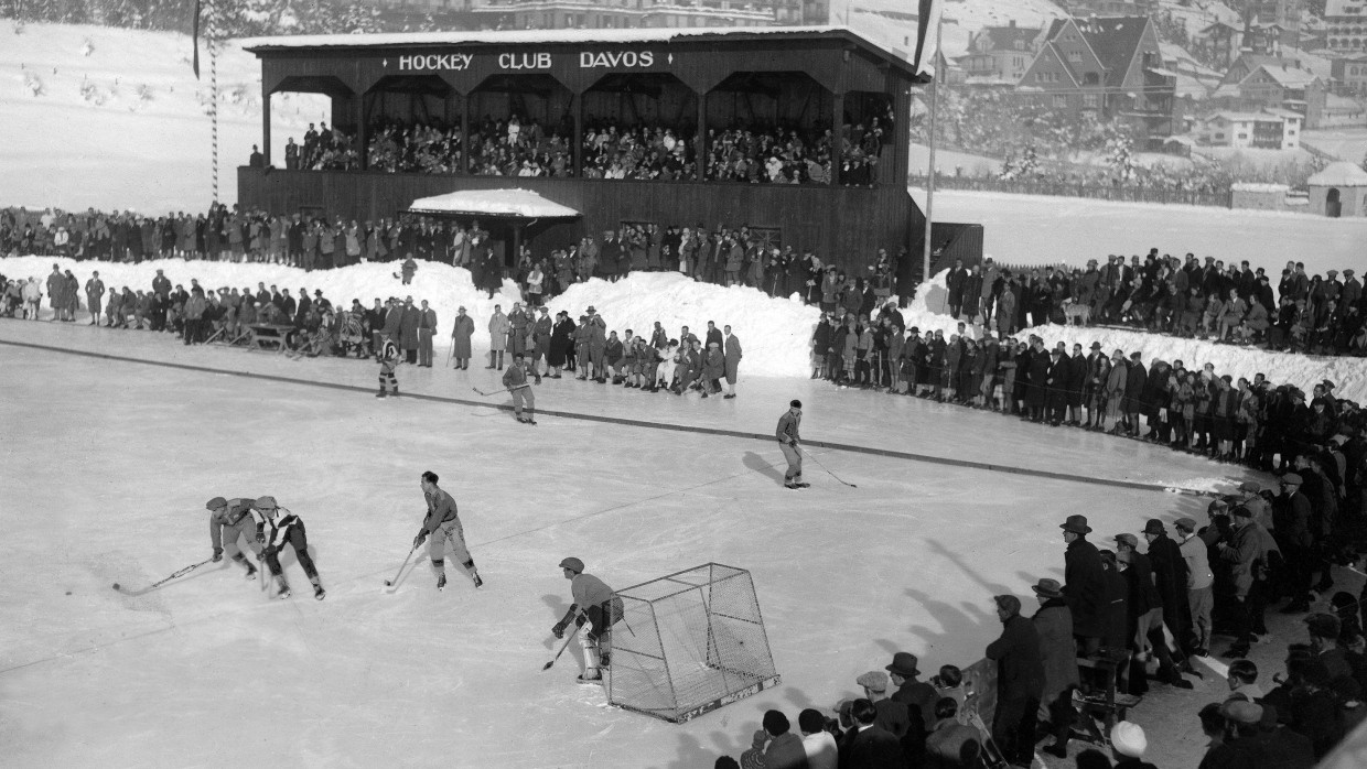 Annäherung durch Sport: Ein Berliner Team spielt 1927 in Davos