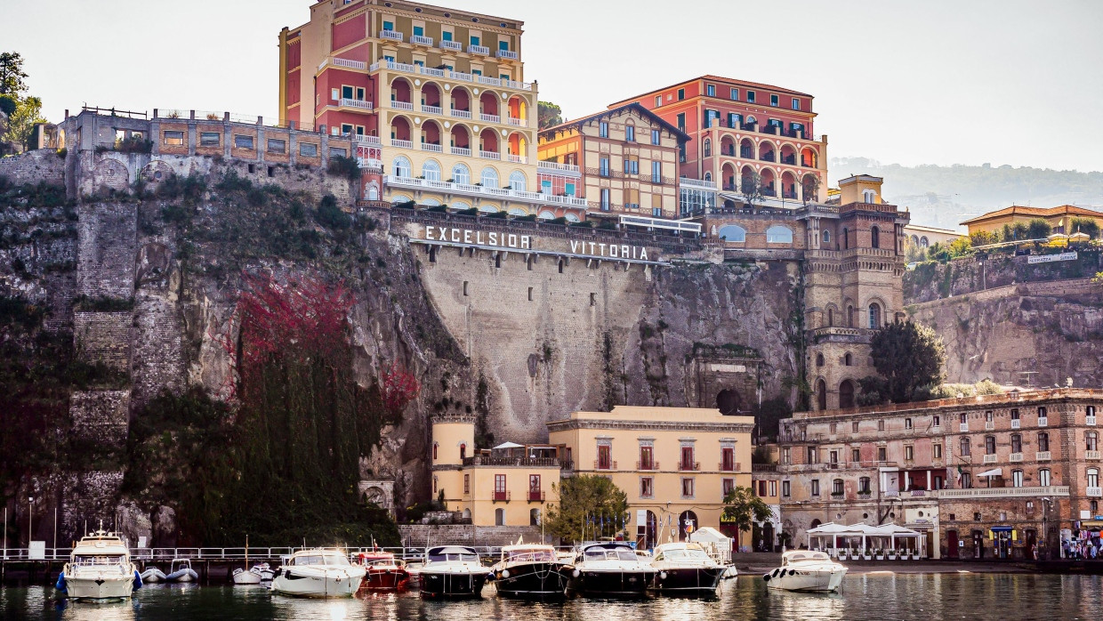 Seit 190 Jahren thront das Grandhotel „Excelsior Vittoria“ über Sorrent.