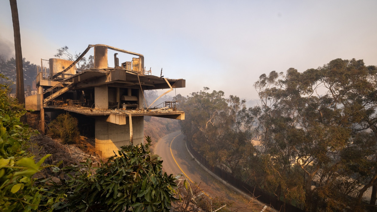 Auch das spektakuläre Bridges House ist Opfer der Flammen von Los Angeles geworden.