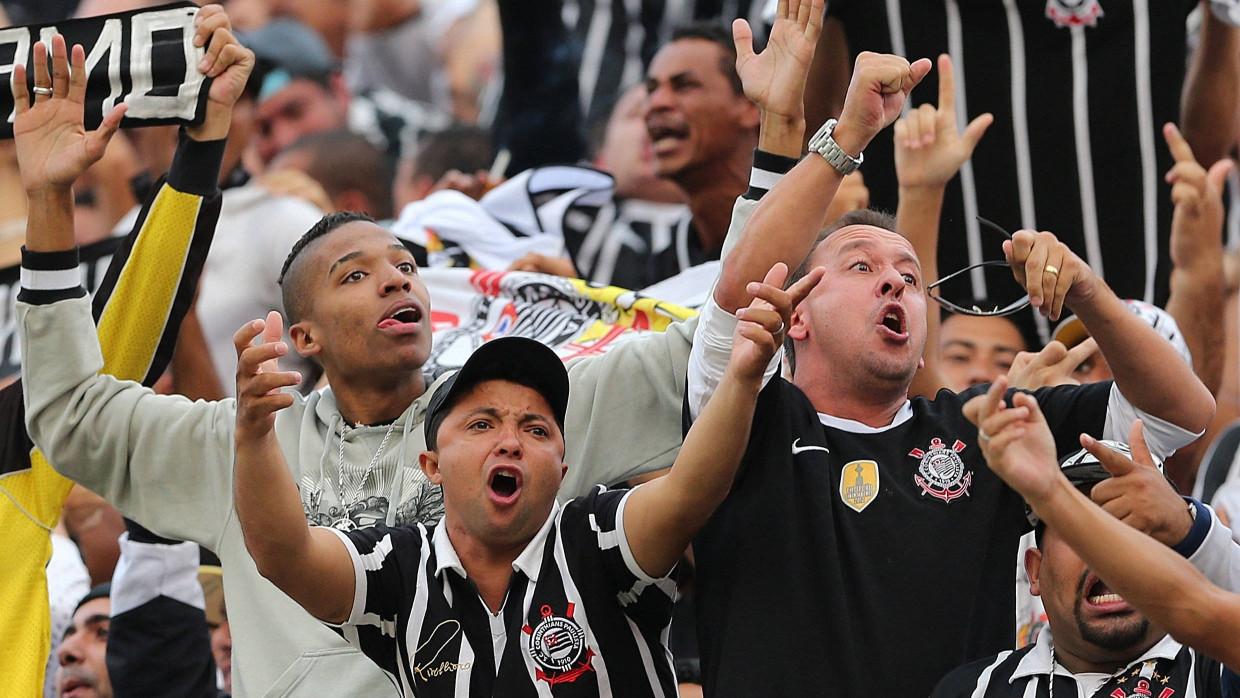 Voller Leidenschaft: Die Anhänger der Corinthians stehen fest zu ihrem Verein – doch sie sind auch für Auswüchse berüchtigt