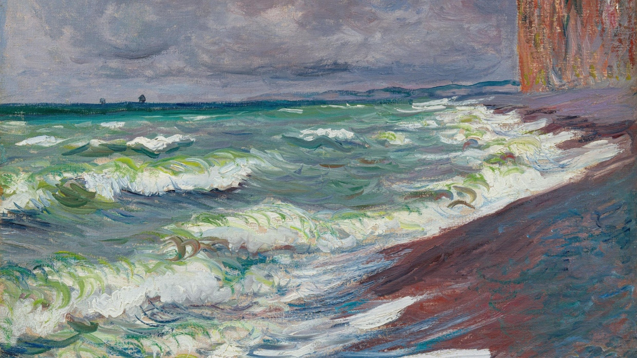 Claude Monet, „Mer agitée à Pourville*, 1882, Öl auf Leinwand