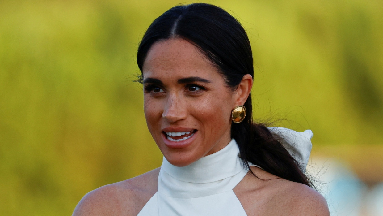 Meghan bei einem Polo-Spiel im April in Florida