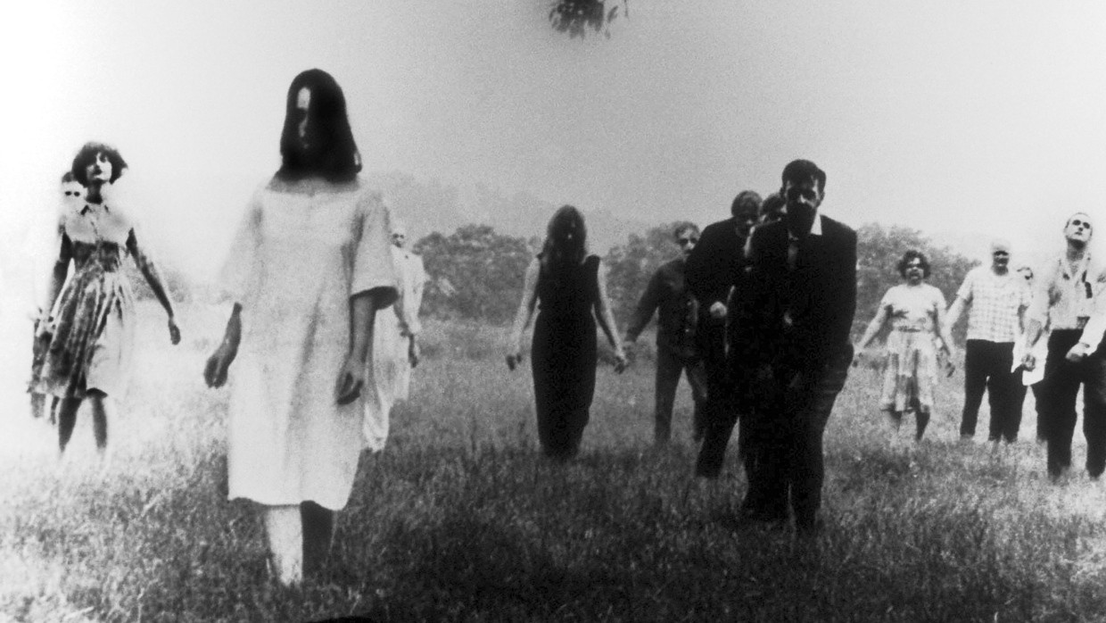 Wenn in der Hölle kein Platz mehr ist, kommen die Toten auf die Erde: Szene aus George A. Romeros Film „Night of the Living Dead“ von 1968