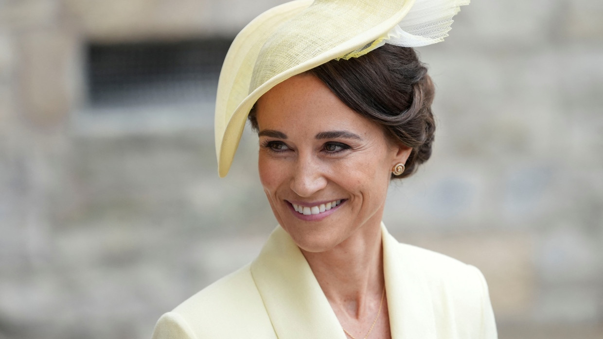 In Kanariengelb macht sie eine gute Figur: Kates Schwester Pippa Middleton