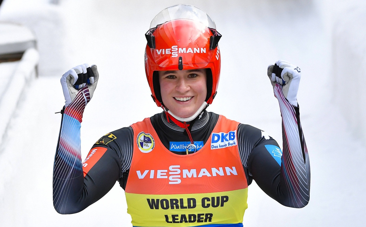 Natalie Geisenberger sicherte sich in Pyeongchang, wo sie in einem Jahr ihren Olympiasieg verteidigen will, den Gesamtweltcup.