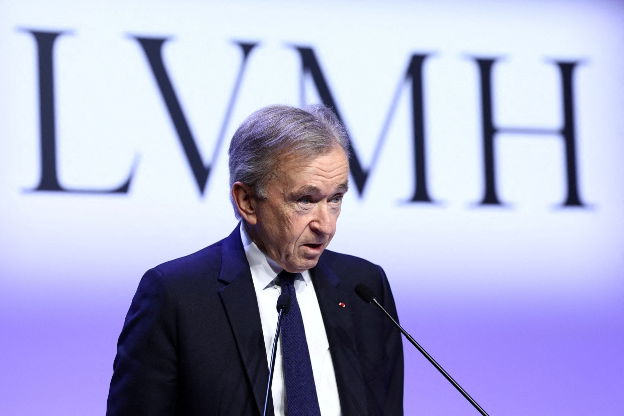 LVMH-Chef Bernard Arnault am Dienstag in Paris