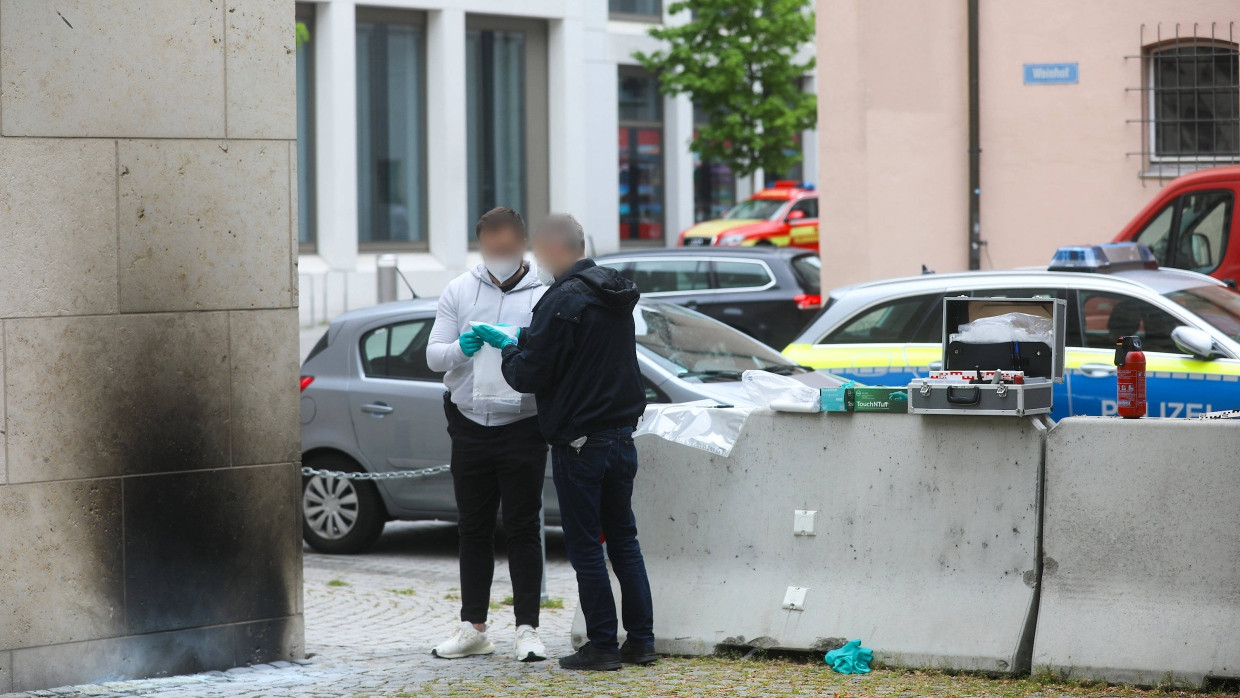 Brandanschlag auf die Synagoge in Ulm