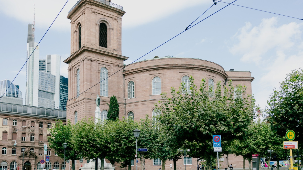 In der Frankfurter Paulskirche spielten sich im Mai 1949 dramatische Szenen ab.