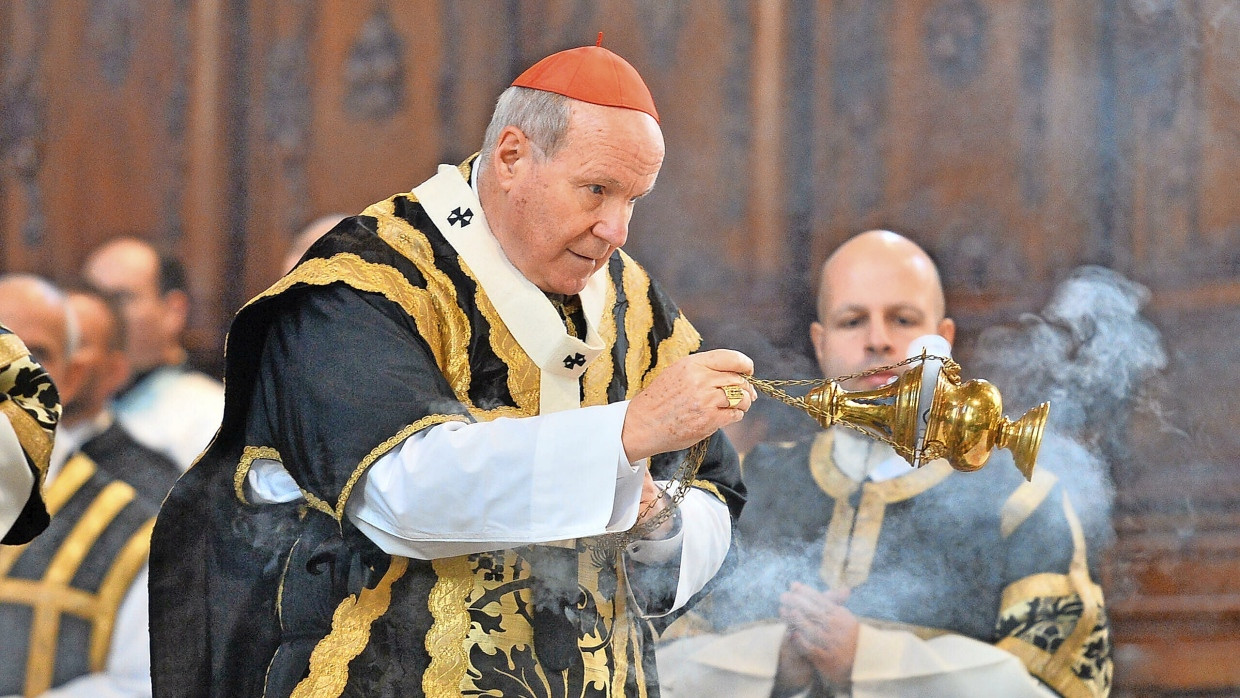 Im Stephansdom: Wiens Kardinal Christoph Schönborn