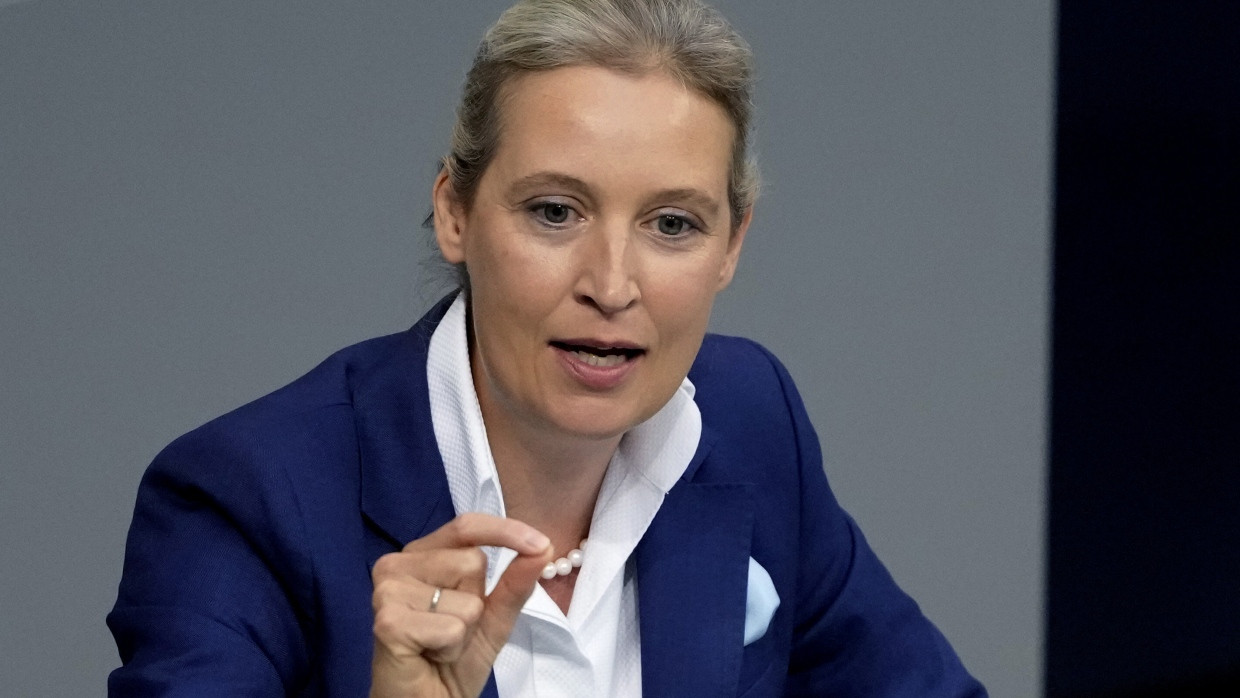 Alice Weidel am 11. September im Bundestag