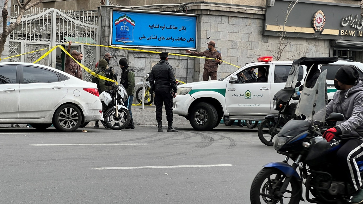 Das Justizgebäude am Samstag in Teheran