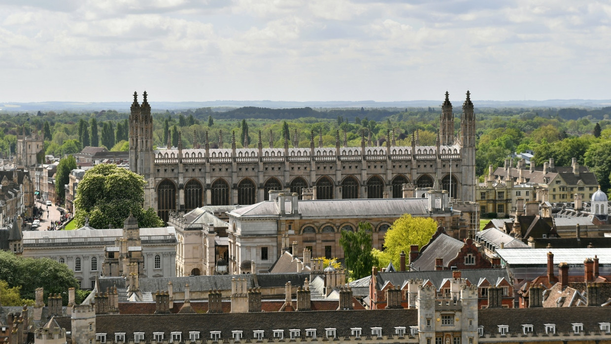 Blick auf die Uni in Cambridge