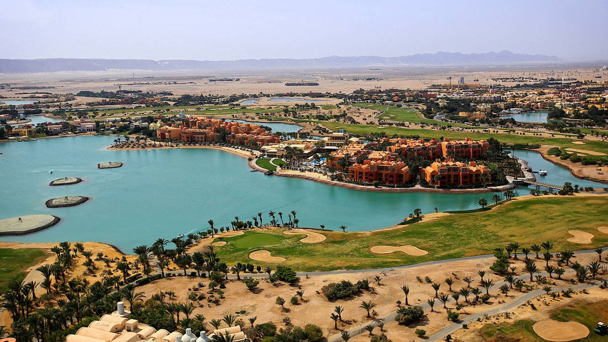 Echt oder aus dem Miniatur-Wunderland? El Gouna von oben