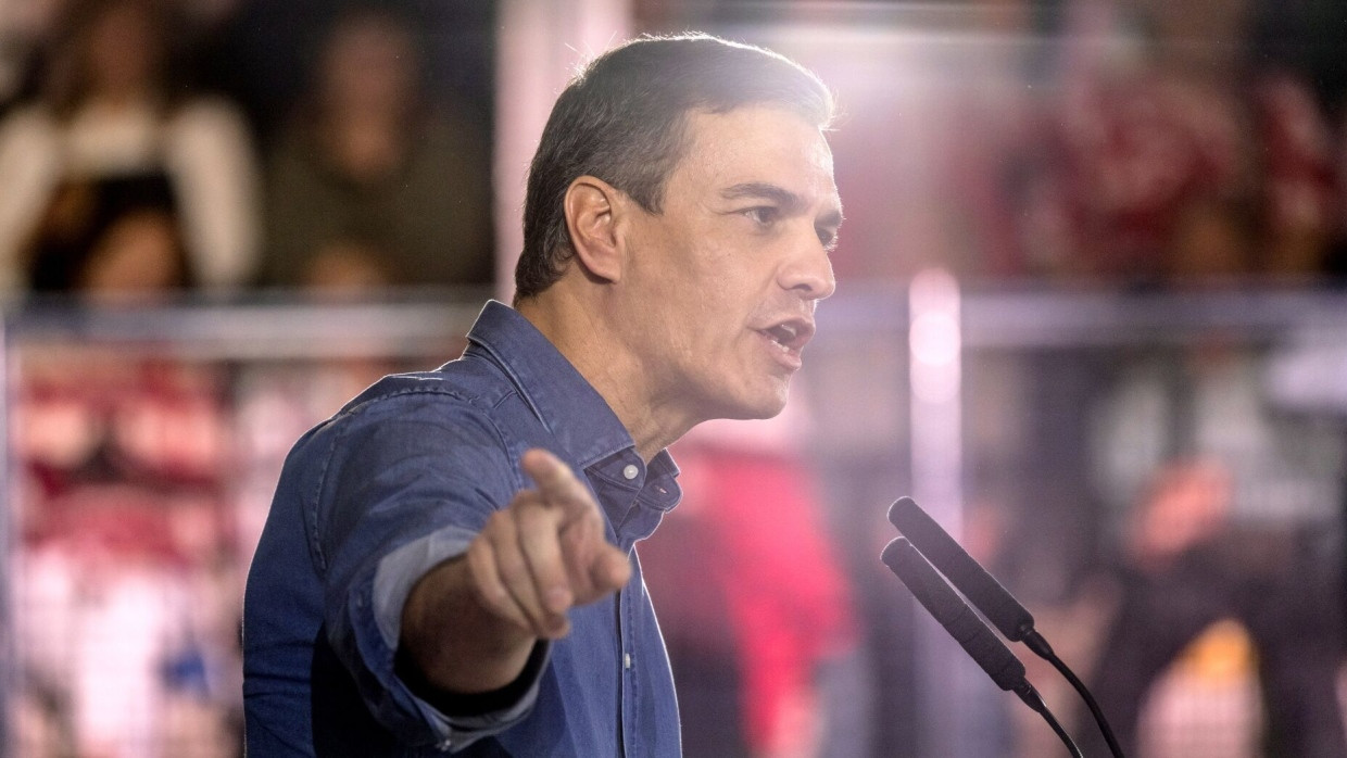 Politisches Theater: Ministerpräsident Pedro Sánchez