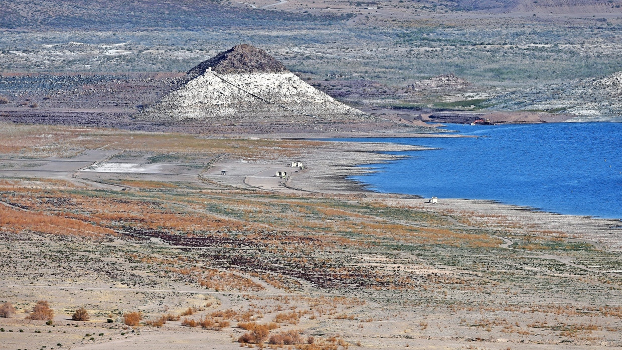 Sorgenkind: Der Wasserstand des Lake Mead –  Amerikas größter Stausee – ist deutlich geschrumpft.