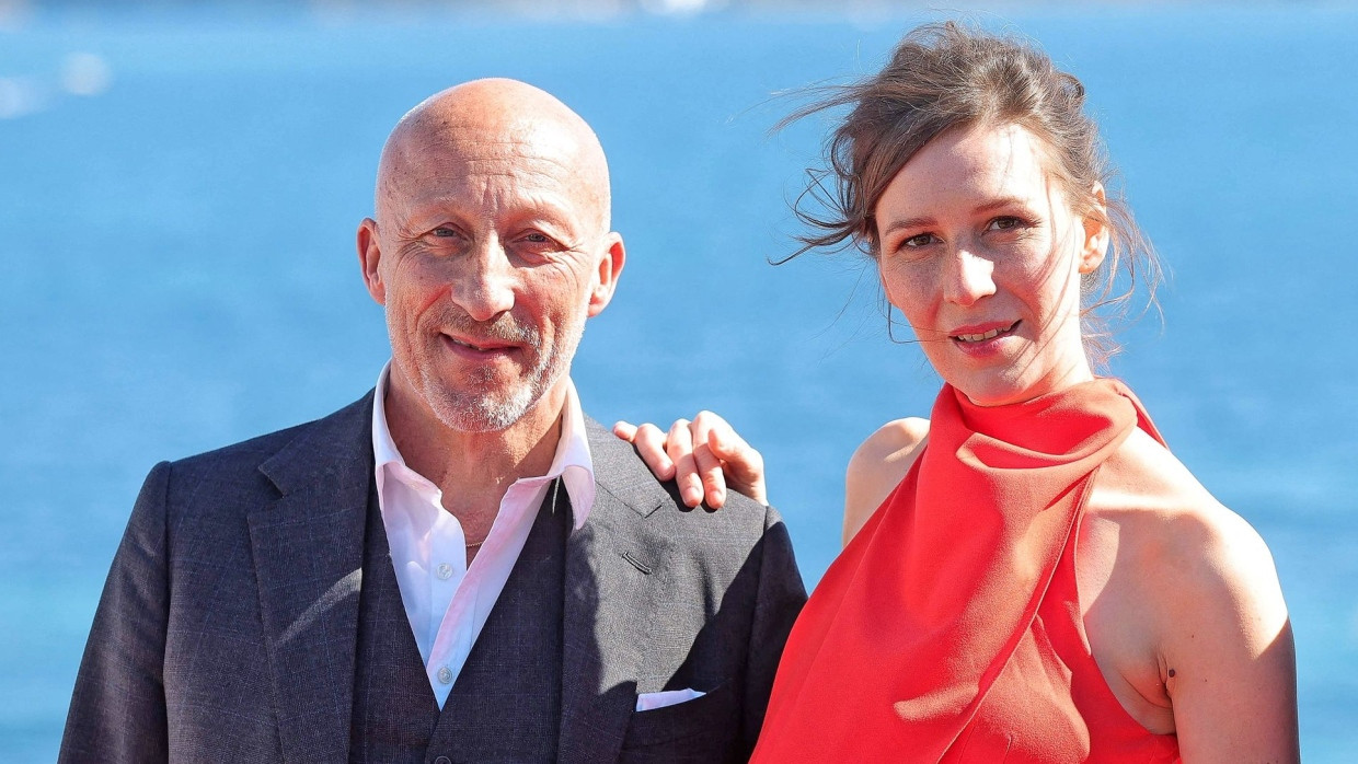 Auftritt in Cannes: Regisseur Oliver Hirschbiegel und die Schauspielerin Katharina Hauter