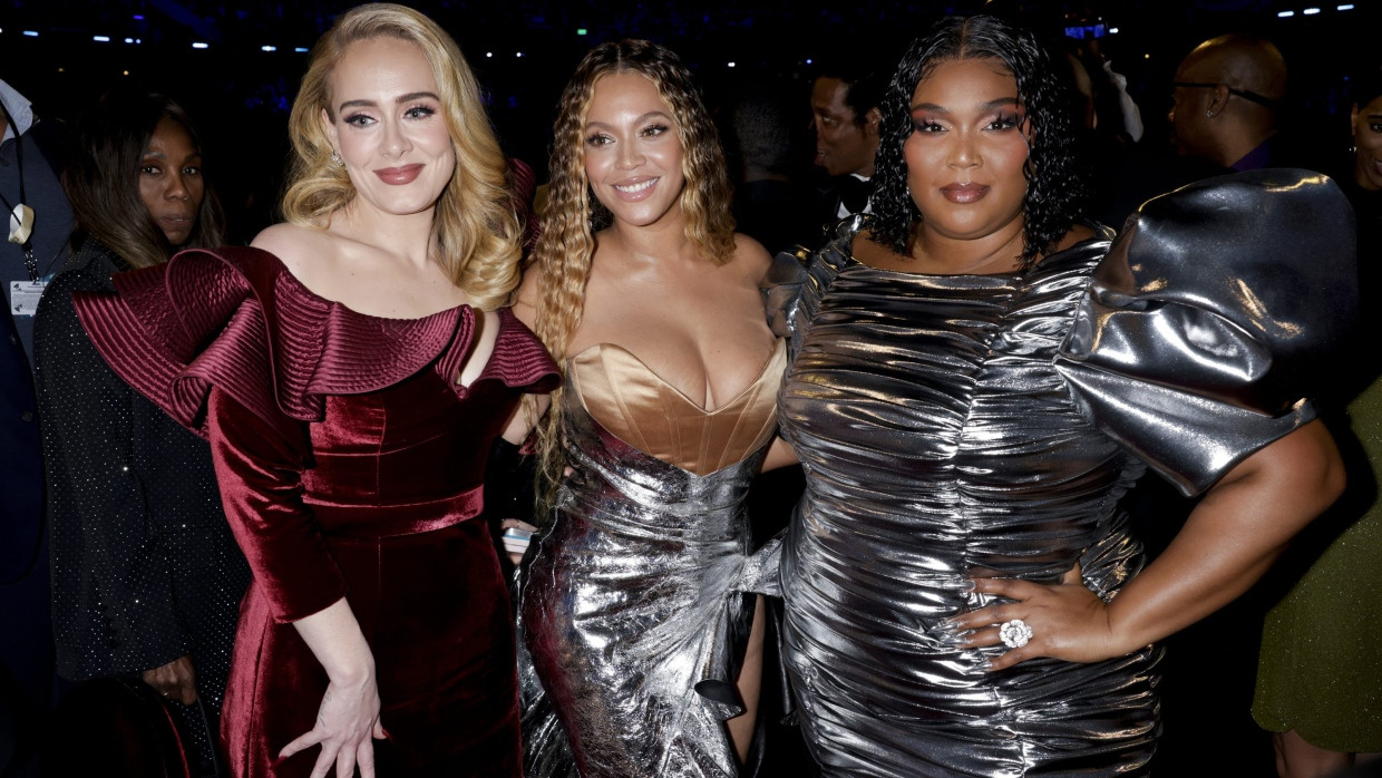 Drei Stars, drei Outfits: Adele, Beyoncé und Lizzo bei der Grammy-Verleihung