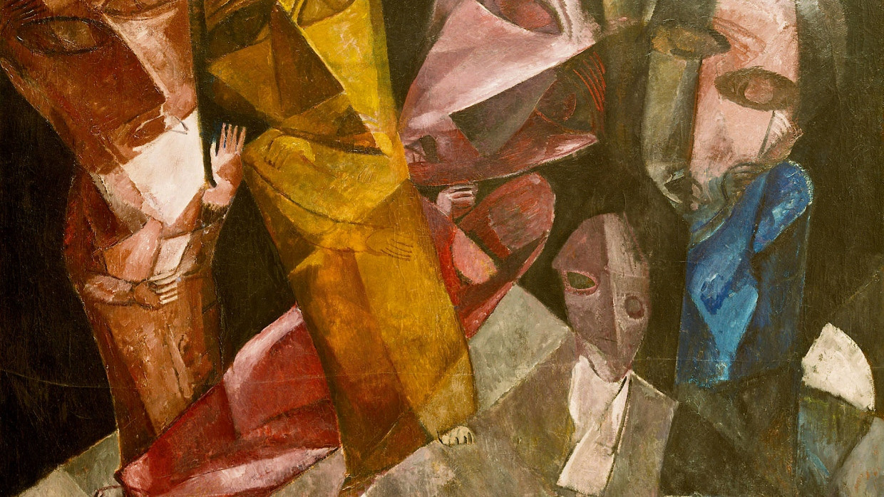 Lasar Segall, „Die ewigen Wanderer“, 1919: Das Bild wurde 1919 für das Dresdner Stadtmuseum erworben, wo es 1937 von den Nationalsozialisten als „entartet“ beschlagnahmt wurde.