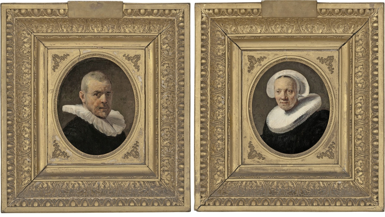 Zwei Jahrhunderte lang vergessen: Rembrandts 1635 gemalte Bildnisse von Jan Willemszoon van der Pluym und Jaapgen Carels werden nun bei Christie’s versteigert.