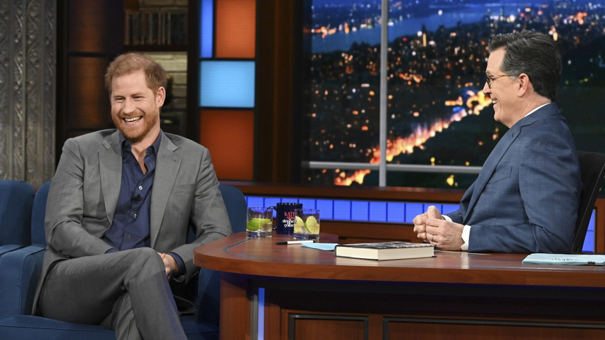 Prinz Harry zu Gast bei Stephen Colbert in der „The Late Show“