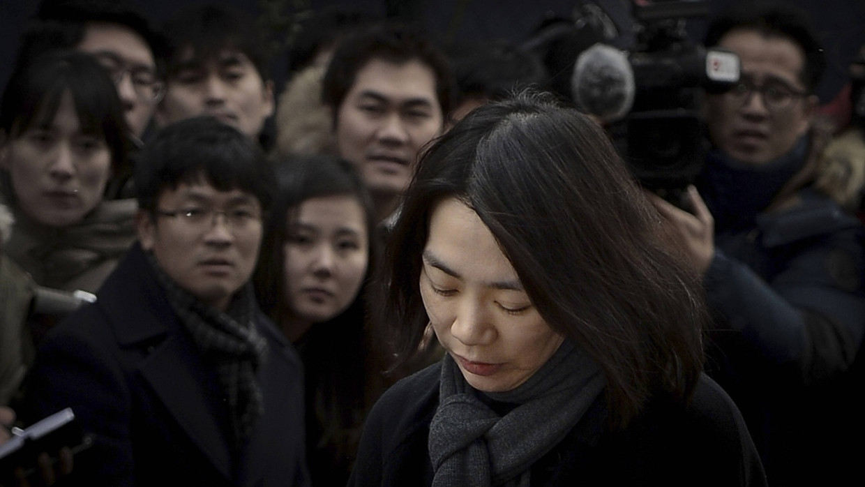 Wirklich reumütig? Cho Hyun Ah im Dezember vor Gericht.