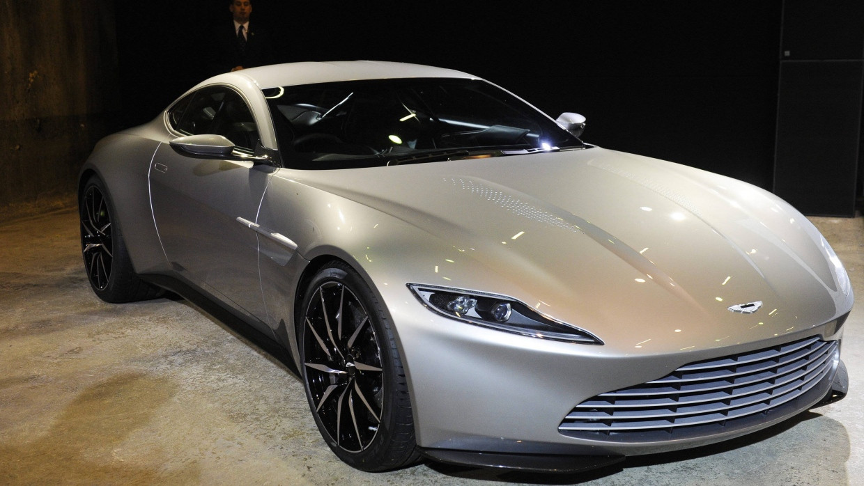 Einer von zehn Aston Martin aus dem Bond-Film „Spectre“.