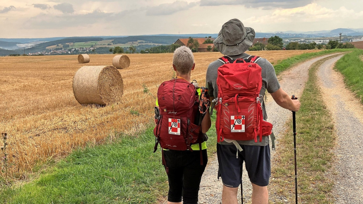 Pilgerstätten: Wandern in der Nähe der Schnepfenkapelle in Osthessen.