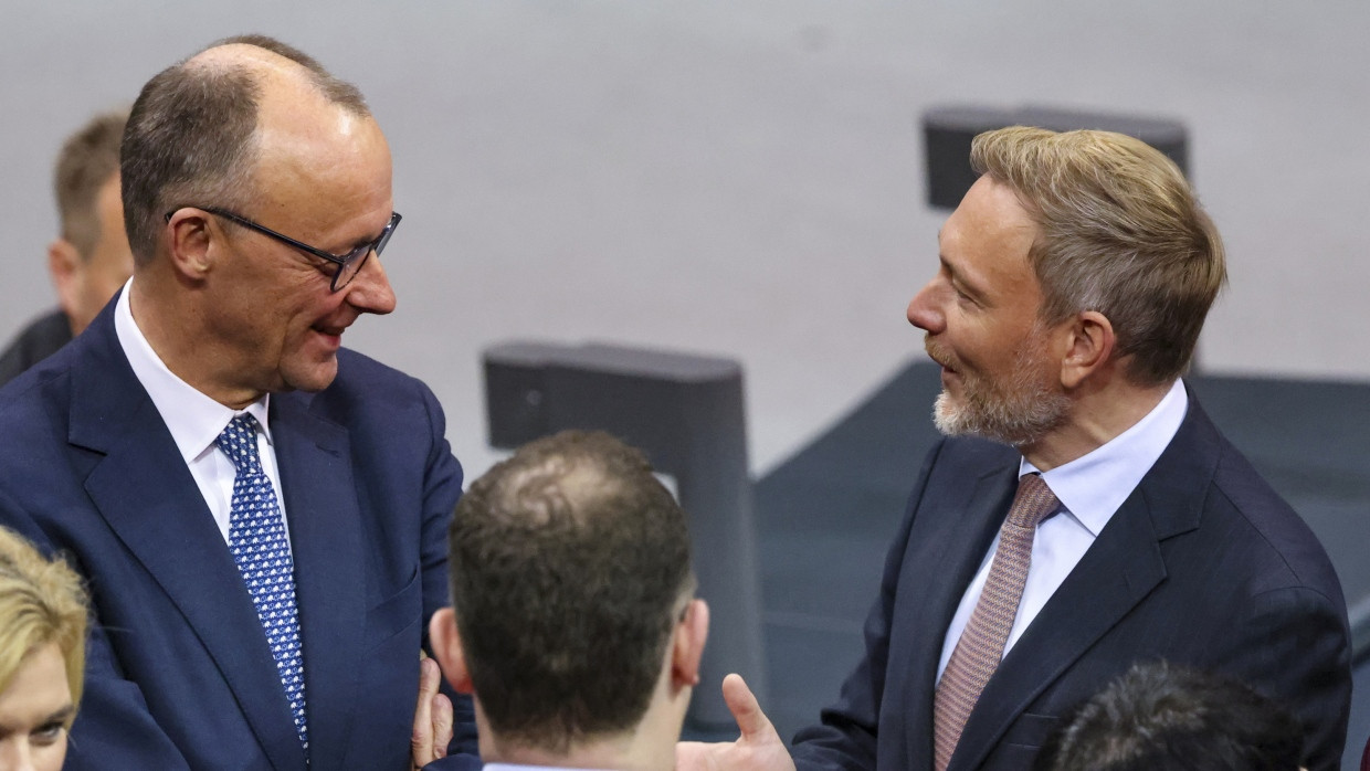 Verstehen sich gut: Friedrich Merz und Christian Lindner