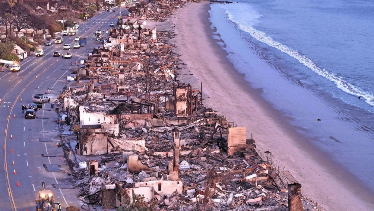 Abgebranntes Küstenparadies Malibu: Mindestens zehn Bewohner erheben Schadenersatzforderungen gegen das Los Angeles Department of Water and Power.