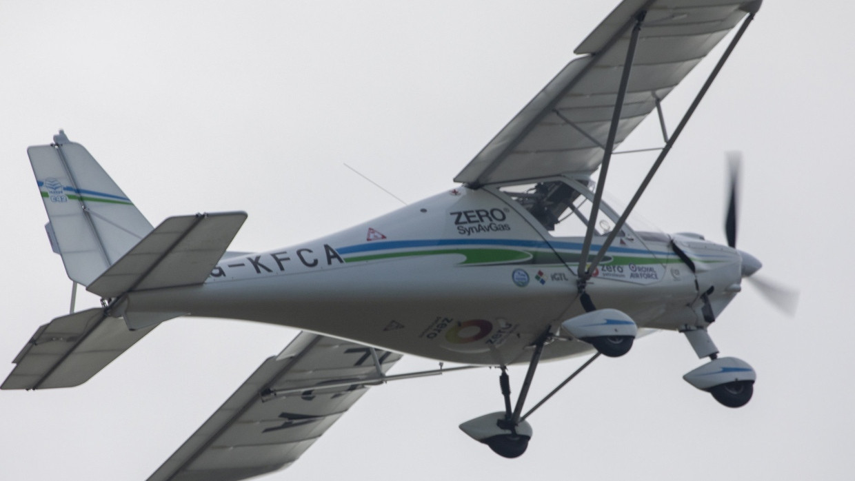 Ein Flugzeug vom Typ Ikarus C42 ist am Donnerstagnachmittag bei Worms abgestürzt (Archivfoto).