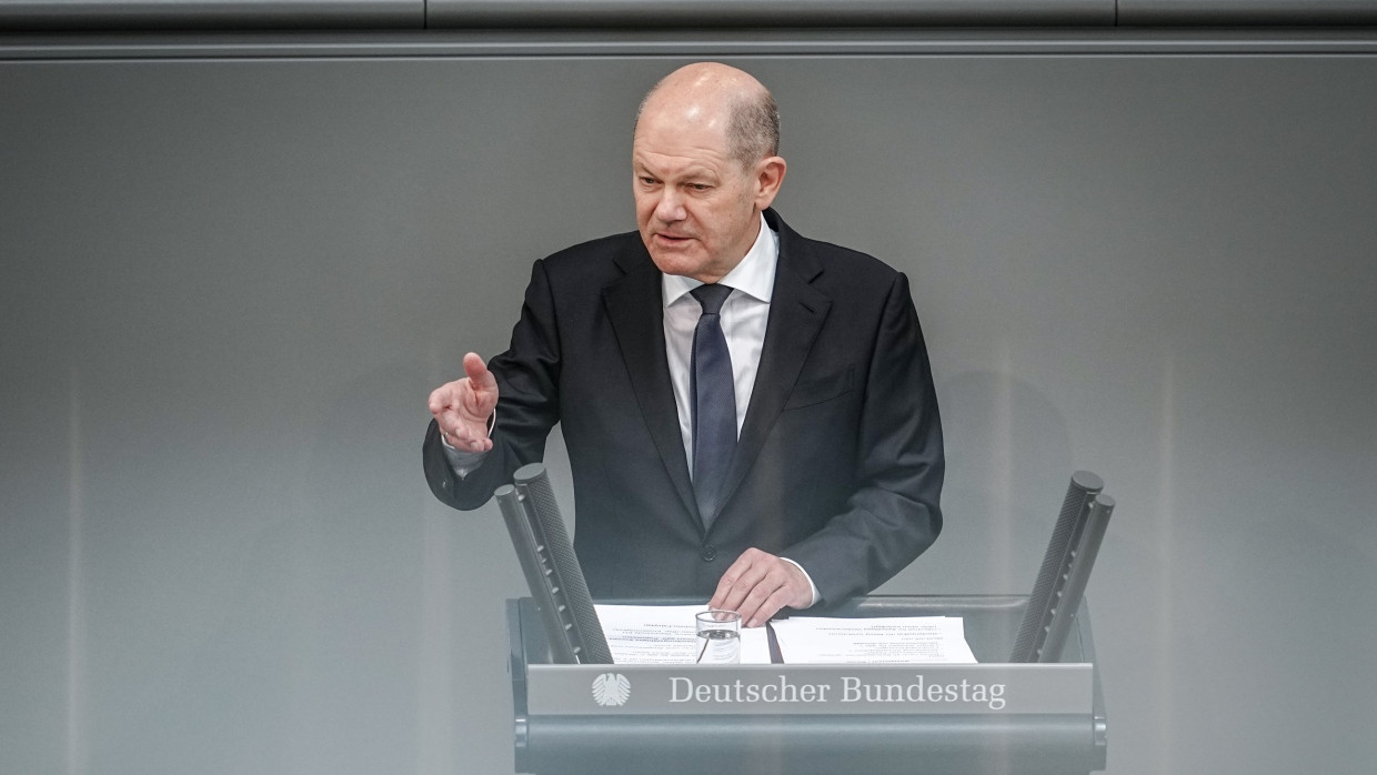 Bundeskanzler Olaf Scholz (SPD)