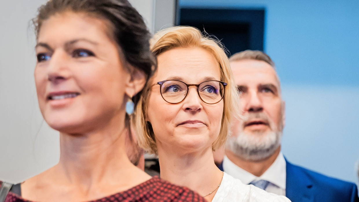 Nicht einer Meinung: Sahra Wagenknecht und Thüringens BSW-Landesvorsitzende Katja Wolf