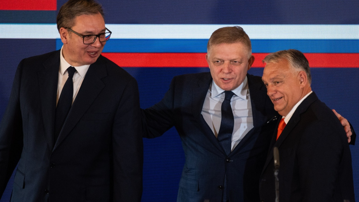 Unter Gleichgesinnten: Vučić, Fico und Orban