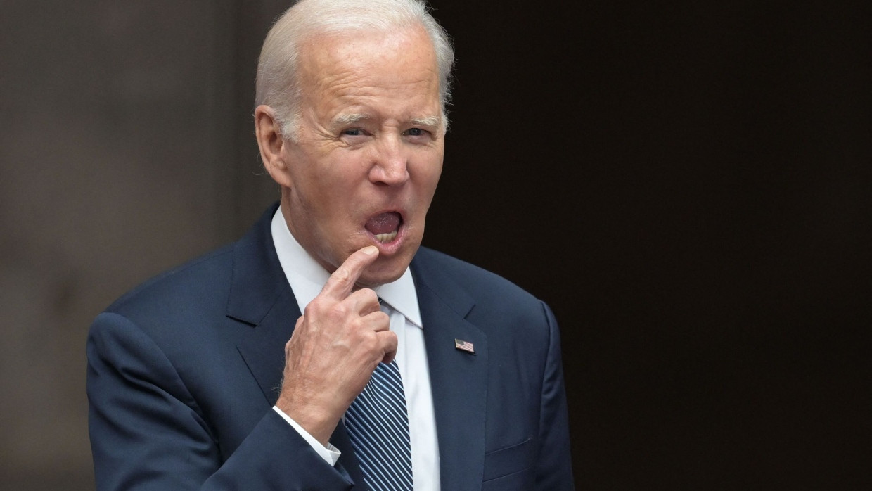 Der amerikanische Präsident Joe Biden am 9. Januar 2023 in Mexiko-Stadt