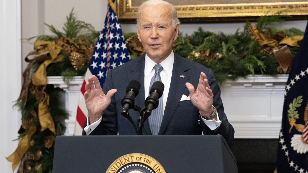 US-Präsident Joe Biden wandte sich nach dem Sturz des syrischen Regimes an die amerikanische Nation.