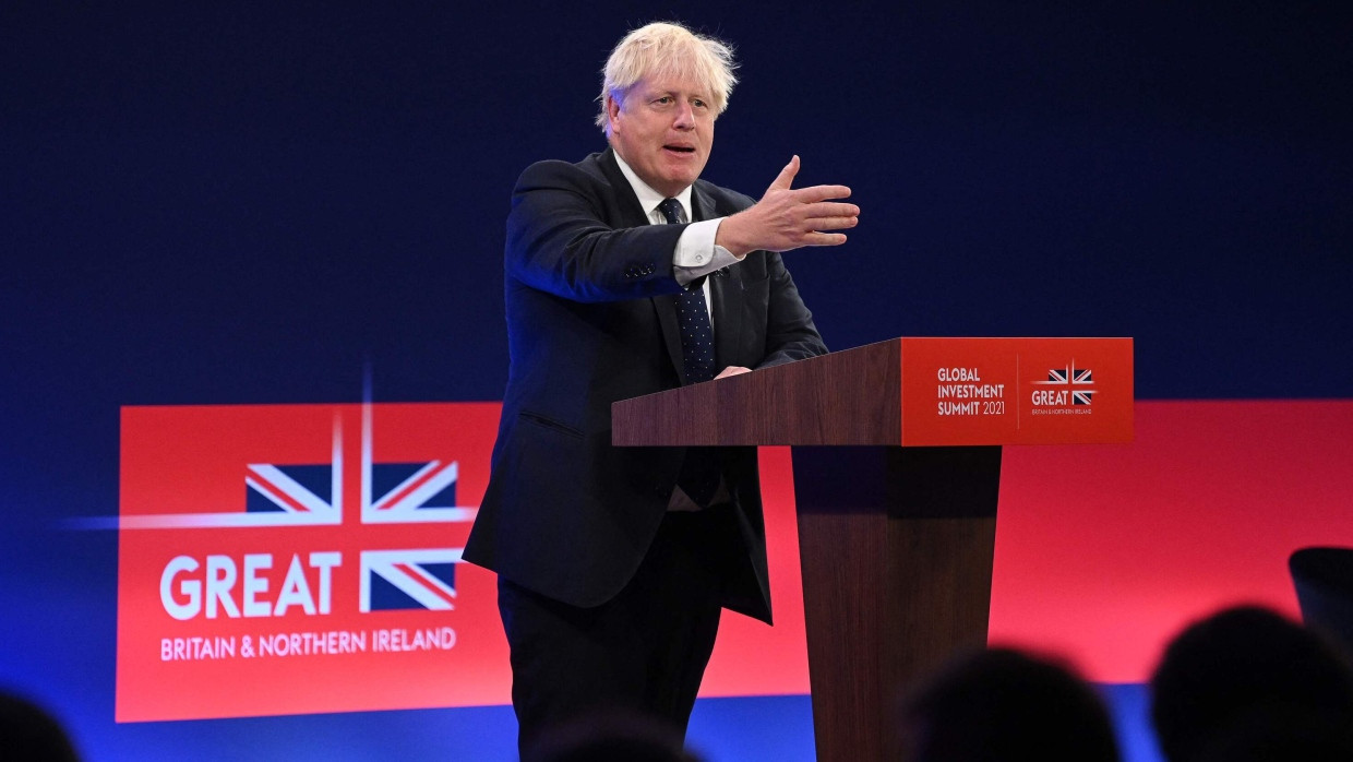 Der britische Premierminister Boris Johnson