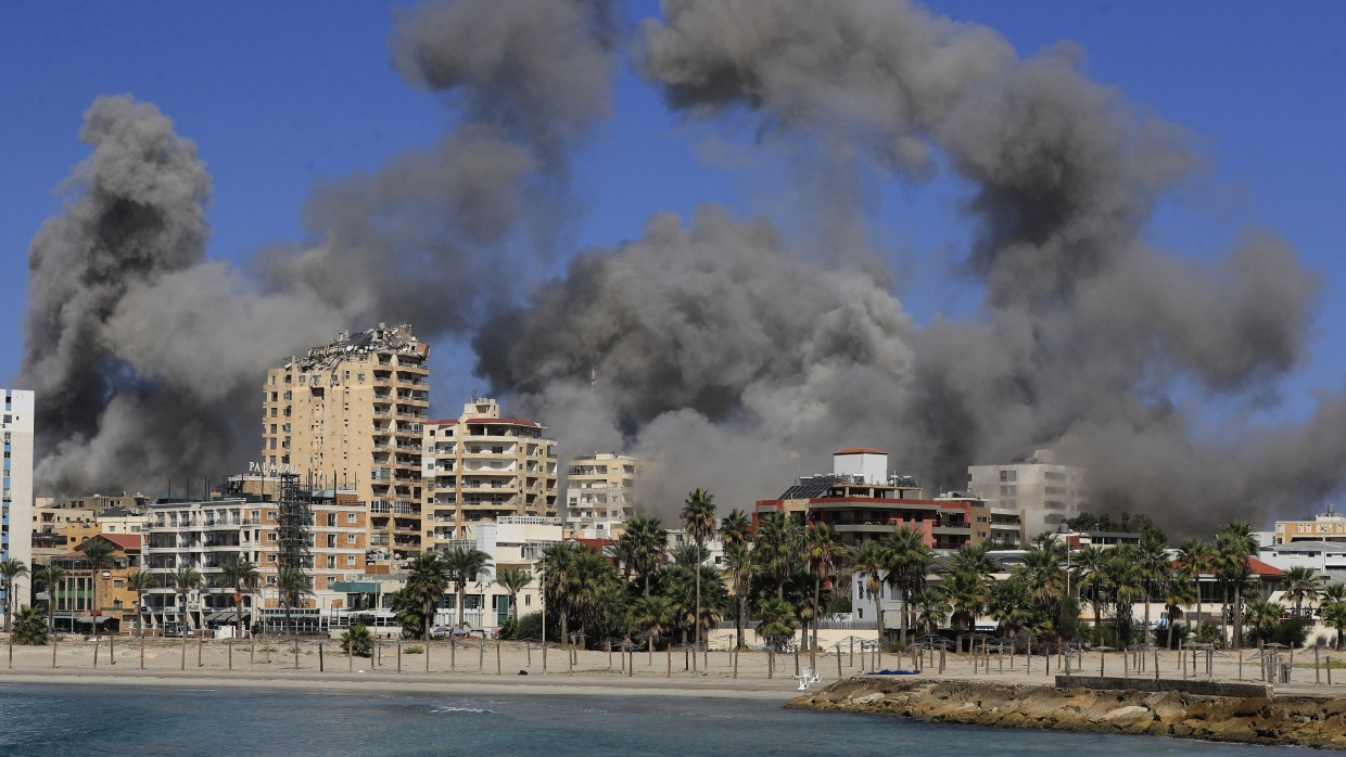 Krieg am Strand: Der Süden Libanons liegt unter schwerem israelischen Beschuss.