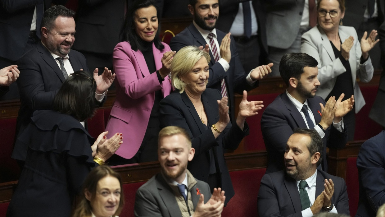 Marine Le Pen am 4. Dezember in Paris