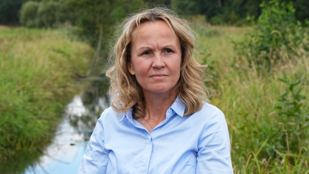 Steffi Lemke (Bündnis 90/Die Grünen), Bundesministerin für Umwelt, Naturschutz, nukleare Sicherheit und Verbraucherschutz, am 31. August in Oranienburg, Brandenburg.