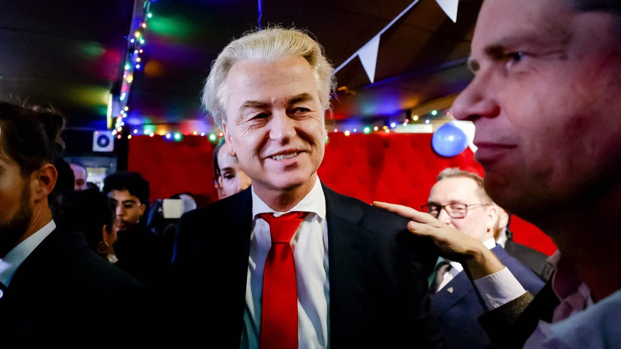 Geert Wilders am 22. November 2023 in Scheveningen