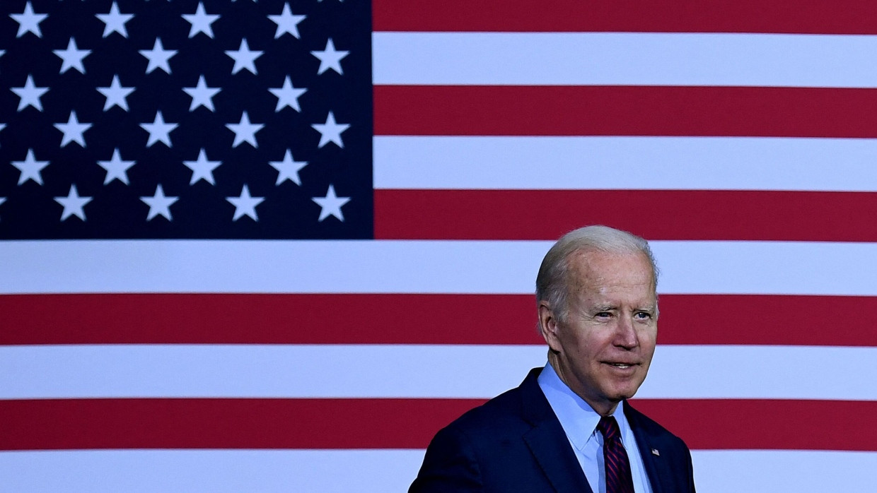 Joe Biden am 6. Mai 2022 in Ohio